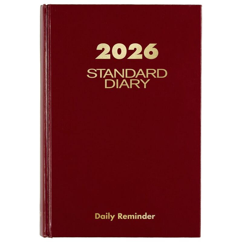 AT-A-GLANCE Standard Diary Daily 12-Month Hardcover