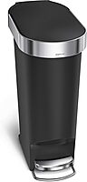 simplehuman Step Trash Can with LidShox, Steel Pedal & Liner Rim