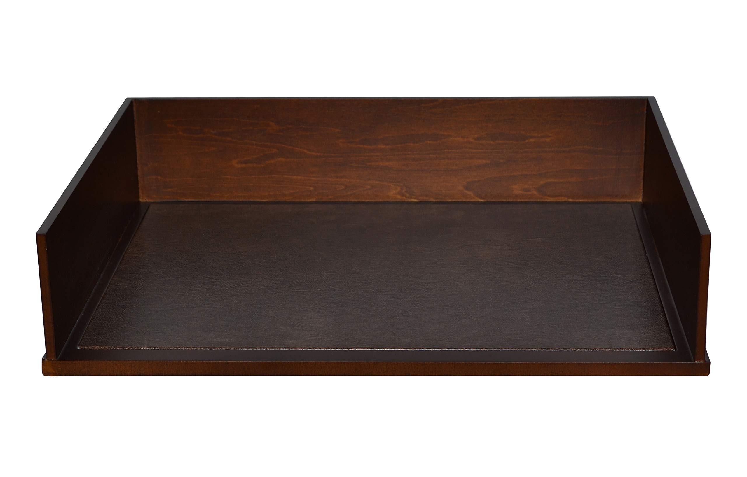 Victor Heritage Wood Stacking Letter Tray - 1 Compartment(s) - 3.1in x 13.2inx 10.6in Depth - Desktop - Natural