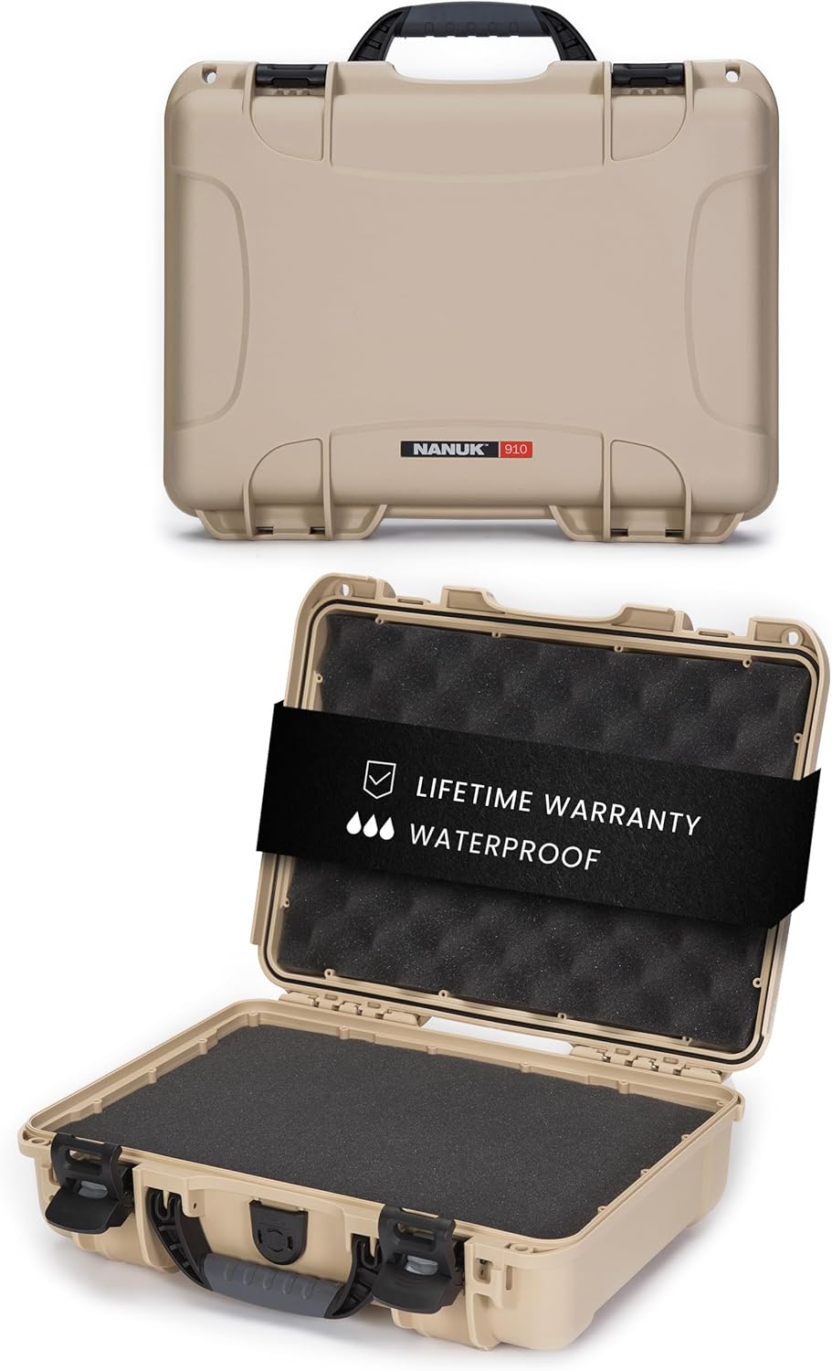 NANUK 910 Hard Case with Foam, IP67 Waterproof Hard Storage
