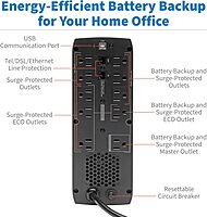 Tripp Lite ECO Series UPS Battery Backup Surge Protector