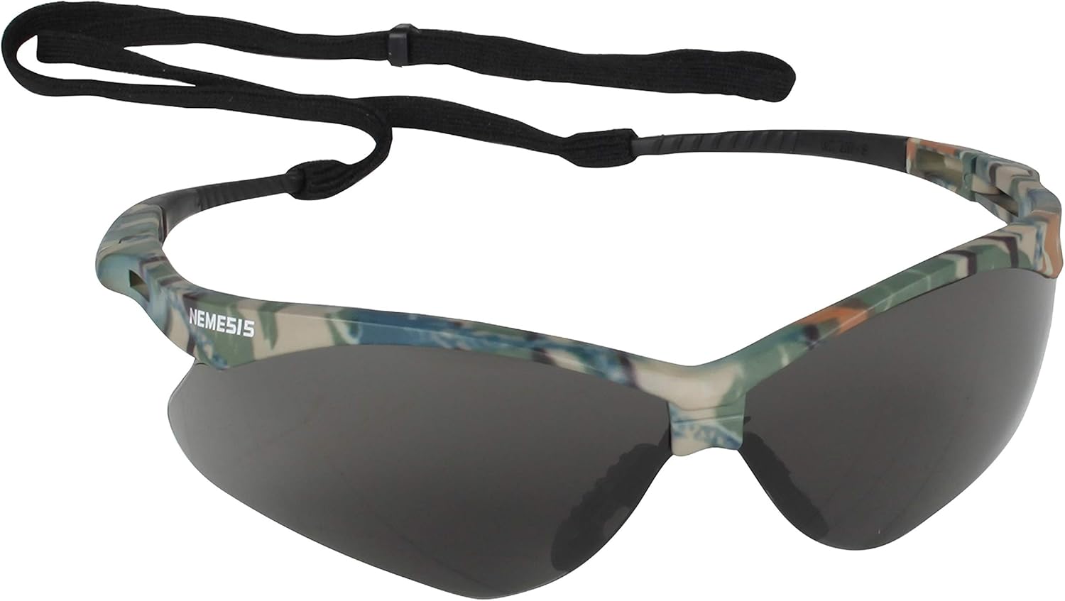 KleenGuard Nemesis Safety Glasses - Camo Frame, Smoke Anti-Fog Lens