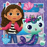 Gabby's Dollhouse 49 Piece Jigsaw Puzzle 3 Pack