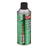 CRC Chain And Wire Rope Lubricant, 10 Wt Oz, Extreme Duty Synthetic Lubricant With Moly, Aerosol Spray 1 Pack 10.0