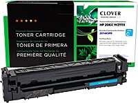 Clover Remanufactured High Yield Toner Cartridge Replacement for HP 206X (W2111X) | Cyan