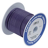 Ancor 184703 Marine Grade Electrical Primary Tinned Copper Boat Wiring (14-Gauge, Purple, 18-Feet)