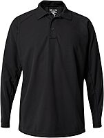 VERTX Mens Coldblack Long-Sleeve Tactical Polo Shirt