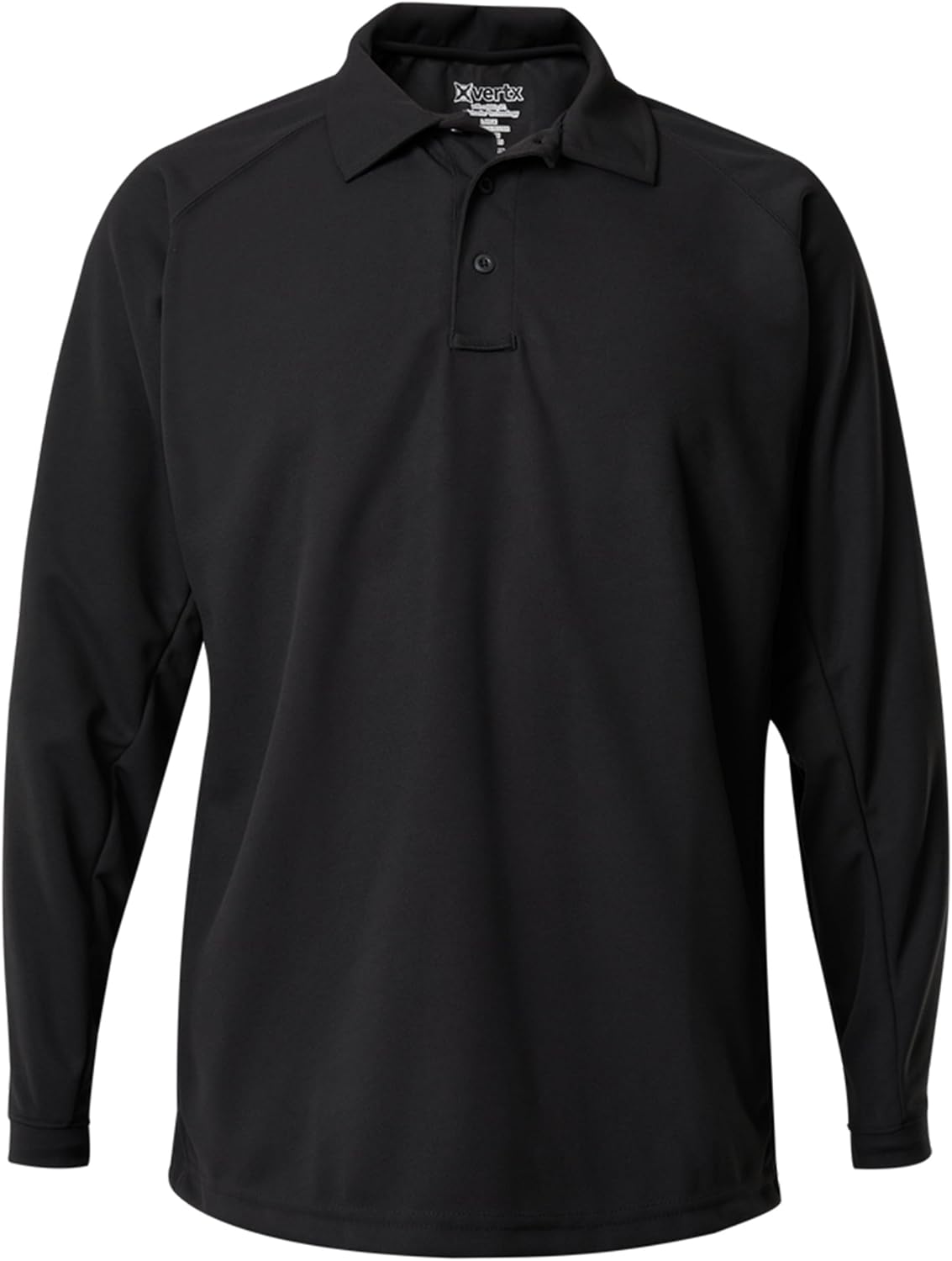 VERTX Mens Coldblack Long-Sleeve Tactical Polo Shirt