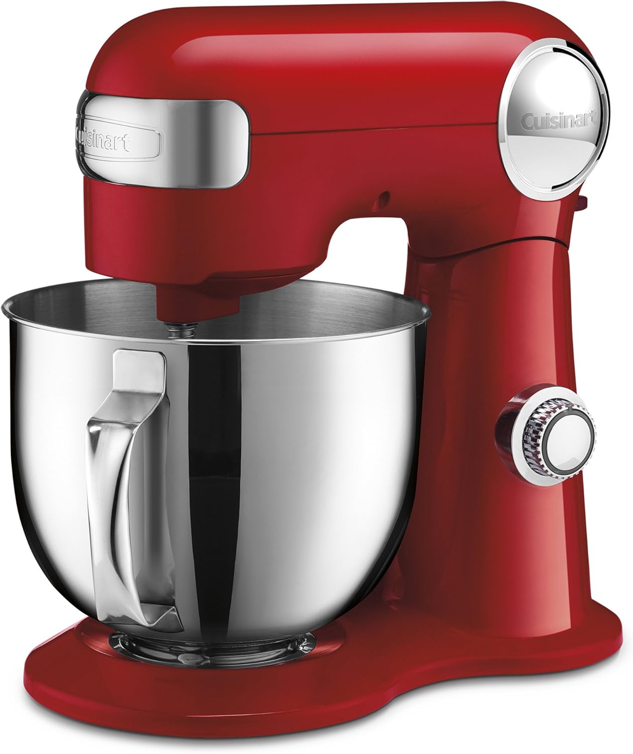 Cuisinart Stand Mixer, 12 Speed, 5.5 Quart Stainless Steel Bowl, Chef’s Whisk, Mixing Paddle, Dough Hook, Splash Guard