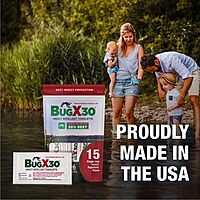 CoreTex Bug X 30 Mosquito, Tick, & Insect Repellent Wipes with 30% DEET