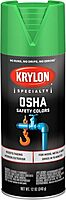 Krylon 2012 OSHA Color Paint Safety Green, 12 Ounce Aerosol