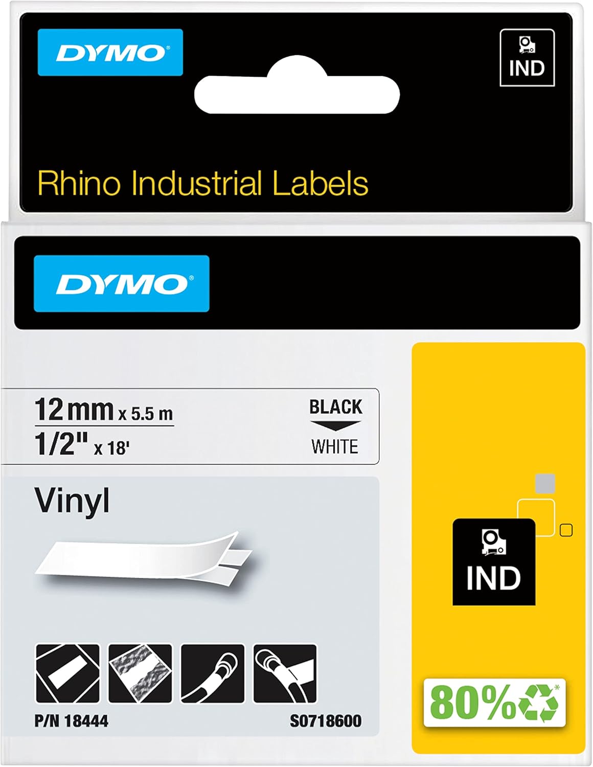 DYMO Rhino Industrial Vinyl Labels