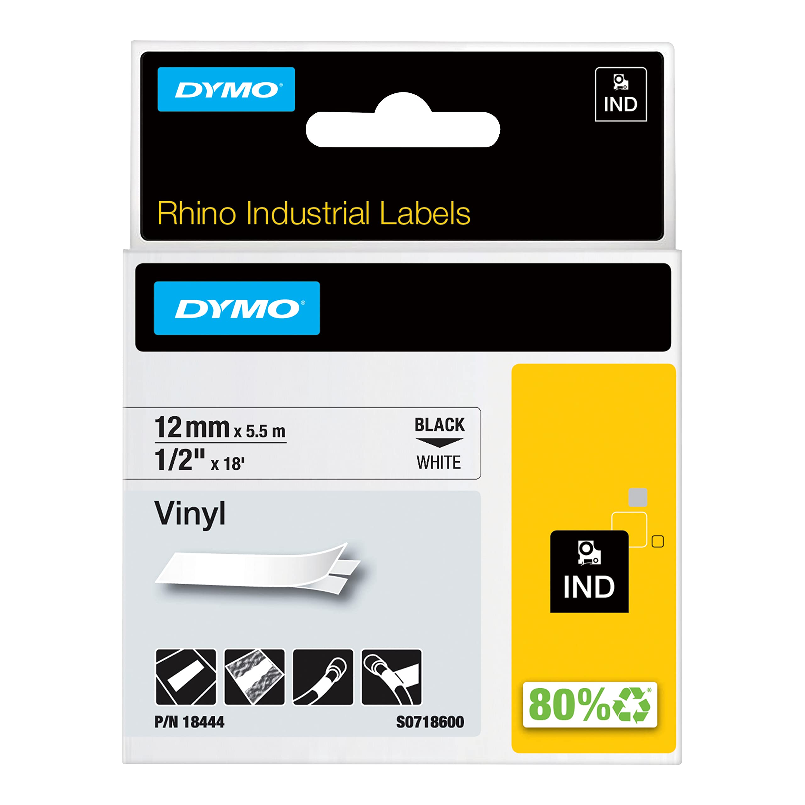 DYMO Rhino Industrial Vinyl Labels