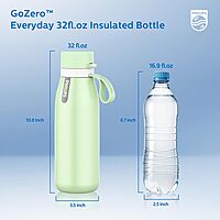 PHILIPS GoZero Everyday Insulated Stainless-Steel Water Bottle With Filter