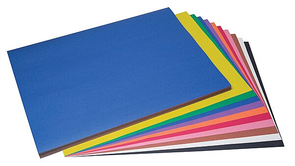Prang (Formerly SunWorks) Construction Paper, 10 Assorted Colors, 18" x 24", 100 Sheets