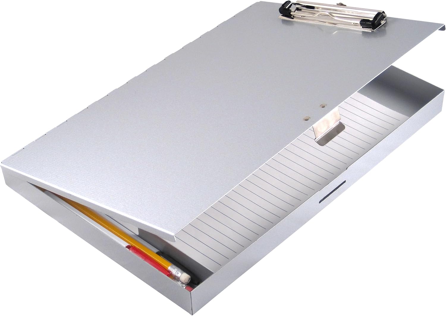 Saunders Tuffwriter Recycled Aluminum Storage Clipboard, 0.5" Clip Capacity, Holds 8.5 x 11 Sheets