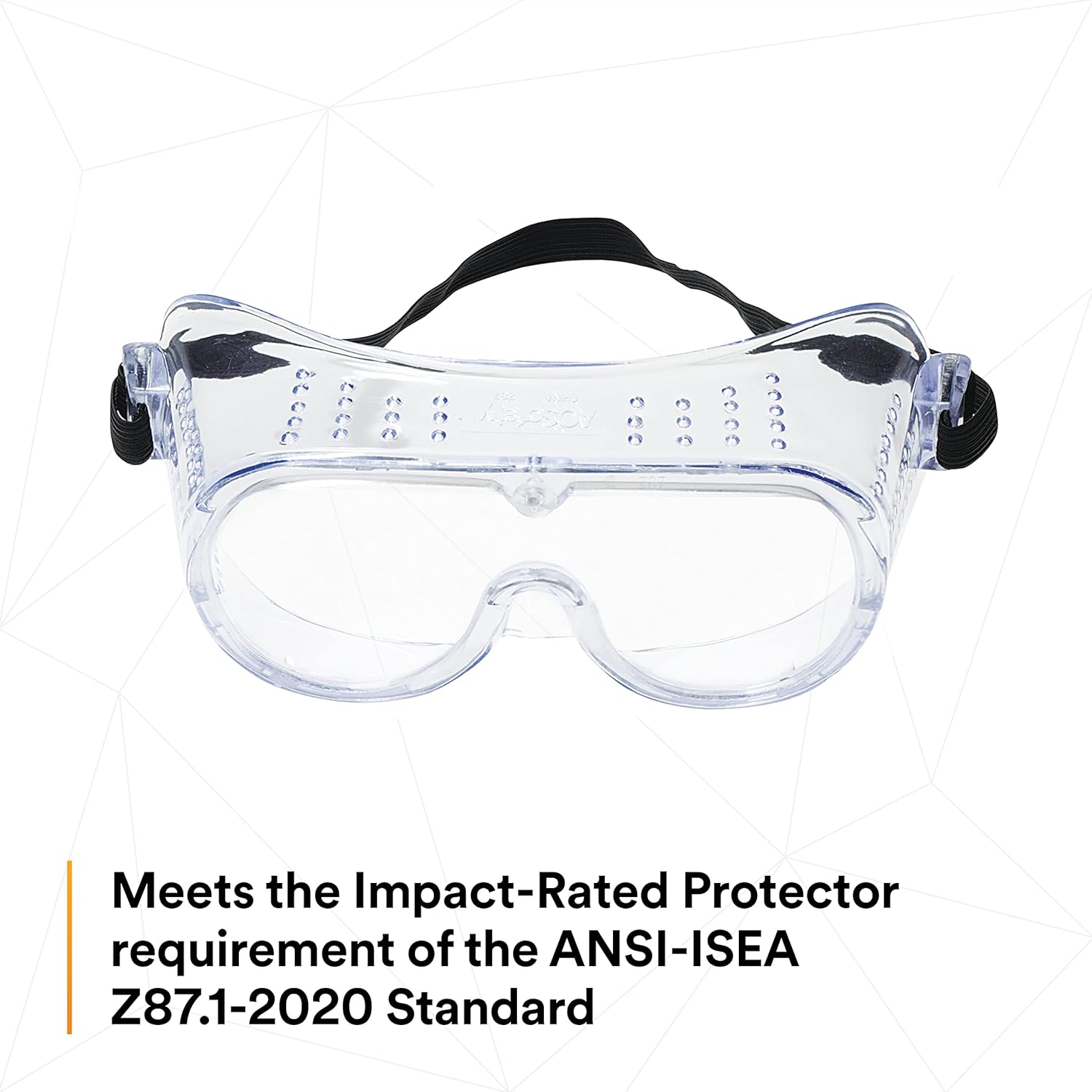 3M Impact Safety Goggles 40650-00000-10, Clear Lens