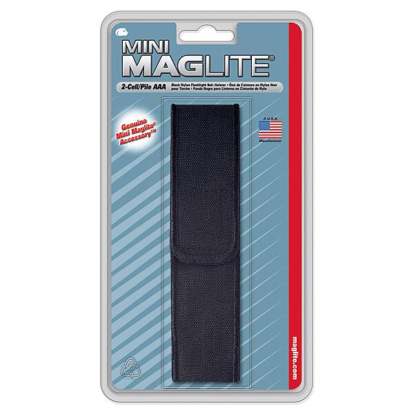 Maglite Black Nylon Full Flap Holster for AAA Mini