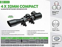 TRUGLO 4x32 Compact Crossbow Scope
