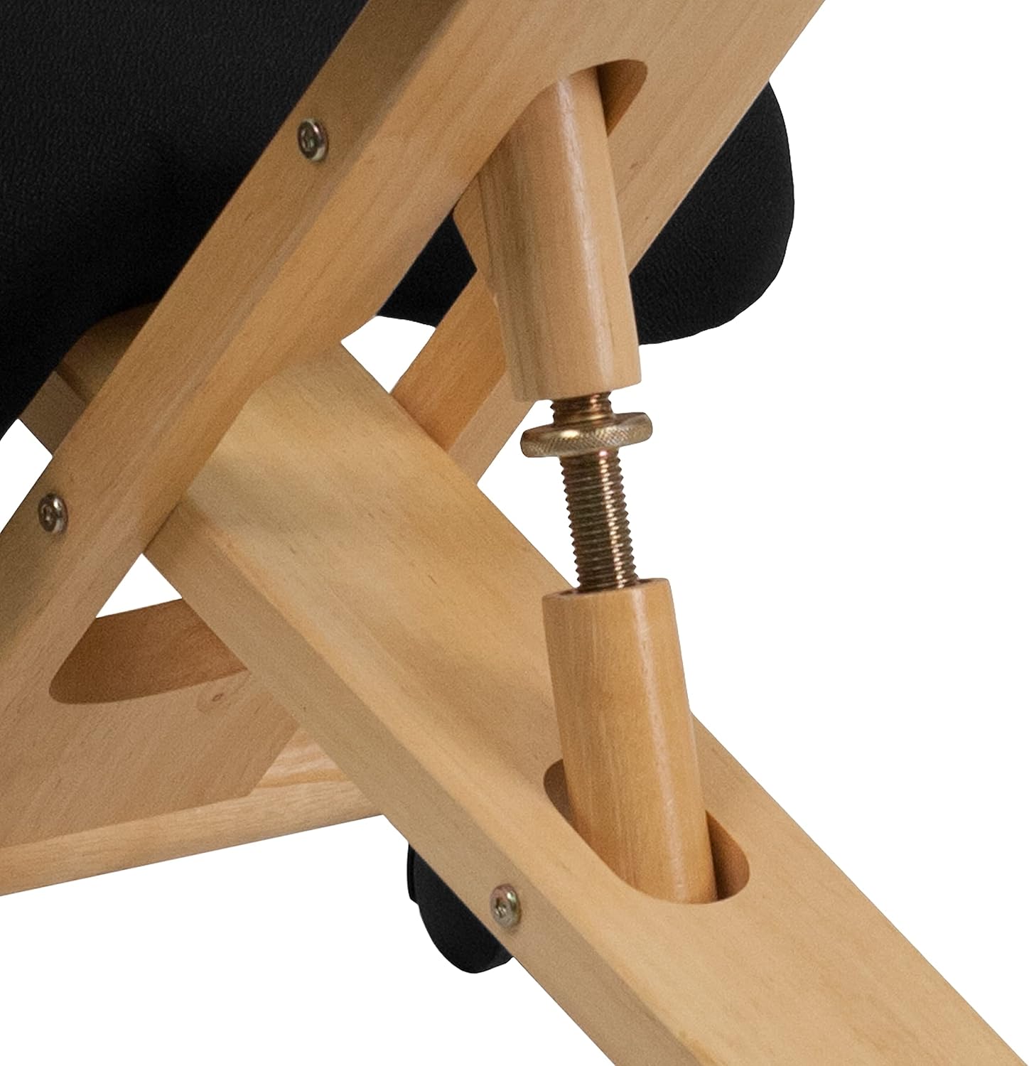 Flash Furniture Posey Mobile Wooden Ergonomic Kneeling Office Chair
