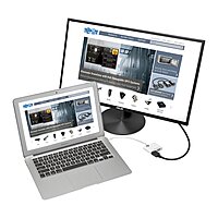 Tripp Lite Mini DisplayPort 1.2 to HDMI/VGA Adapter Converter, 6in, White (P137-06N-HV-V2W)