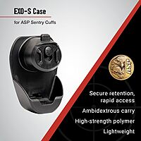 ASP Exo Case for Handcuffs, Handcuff Carrier for Duty Belt, Vest, or MOLLE
