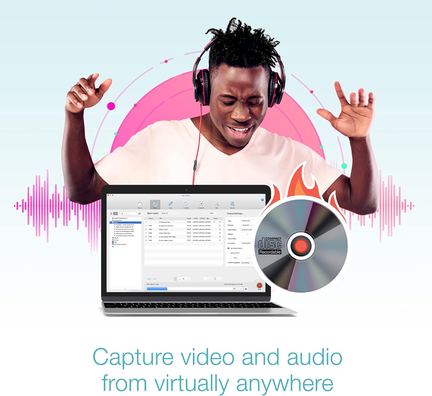 Roxio Toast 20 Titanium | CD & DVD Burner for Mac | Digital Media Management Software Suite [Mac Disc] Mac Disc Titanium