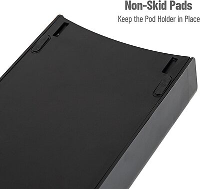 Mind Reader Anchor Collection, Single Serve Coffee Pod Drawer, 12-14 Coffee Pod Capacity, Countertop Organizer, Black Black 5"L x 12.75"W x 2.25"H 12 Capacity