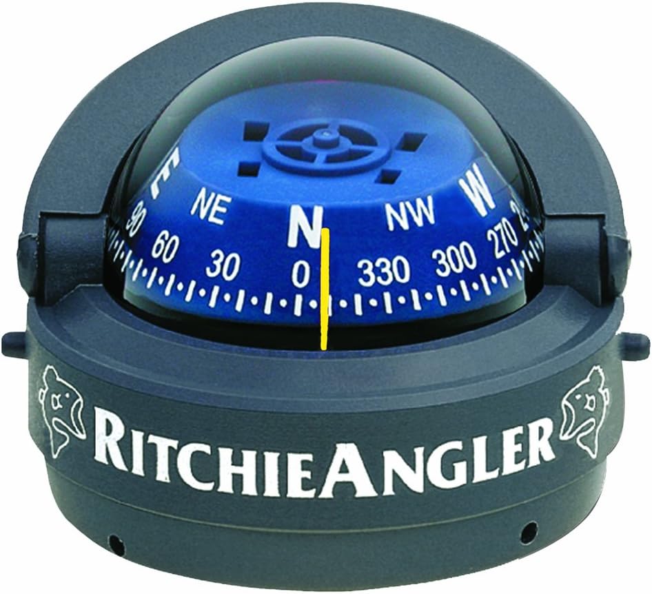 Ritchie RA-93 RitchieAngler Compass - Surface Mount - Gray