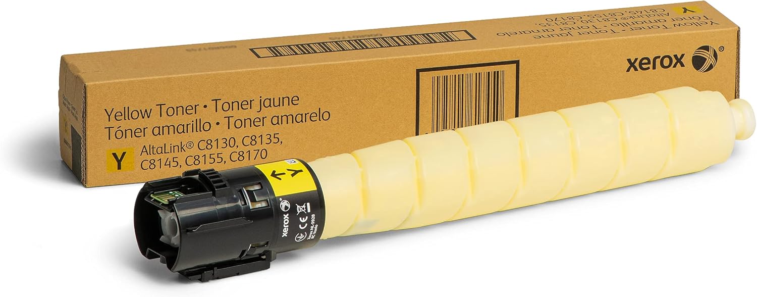 Xerox 006R01749 Yellow Toner Cartridge, 28,000 Page Yield - AltaLink C8100/C8200 Series