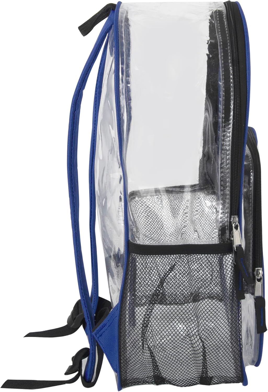 Summit Ridge Waterproof Clear Backpack with Water Bottle Holder - Stadium Approved Heavy-Duty Clear Backpack
