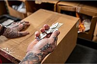 Gerber Gear EAB Lite Utility Pocket Knife Box Cutter Blade with Money Clip - 1.5" Blade Length Folding Knife - EDC Gear and Equipment - Stainless Steel