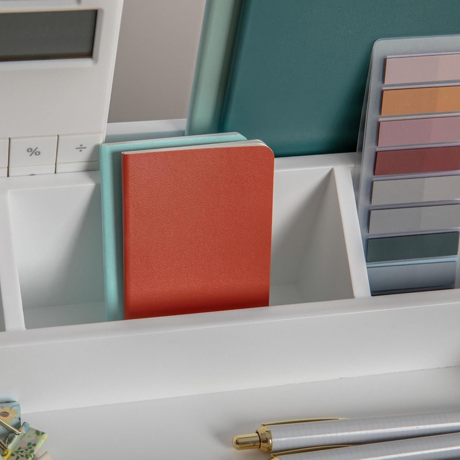 MARTHA STEWART Weston Wooden Desktop Organizer