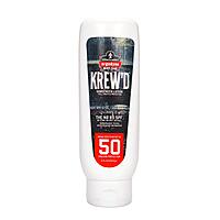 Ergodyne KREW'D SPF 50 Sunscreen Lotion, Broad Spectrum, Water-Resistant