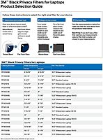 3M Privacy Filters for Laptops and Netbooks