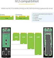 StarTech.com USB-C 10Gbps M.2 SSD Enclosure (2230/2242/2260/2280) - Aluminum