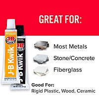 J-B Weld 8276 KwikWeld Quick Setting Steel Reinforced Epoxy - Dark Grey 2 oz