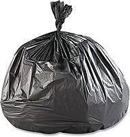 Inteplast S434822K Commercial Can Liners, 55-60gal, 43 x 48, 22 Microns, Black, 150/Carton