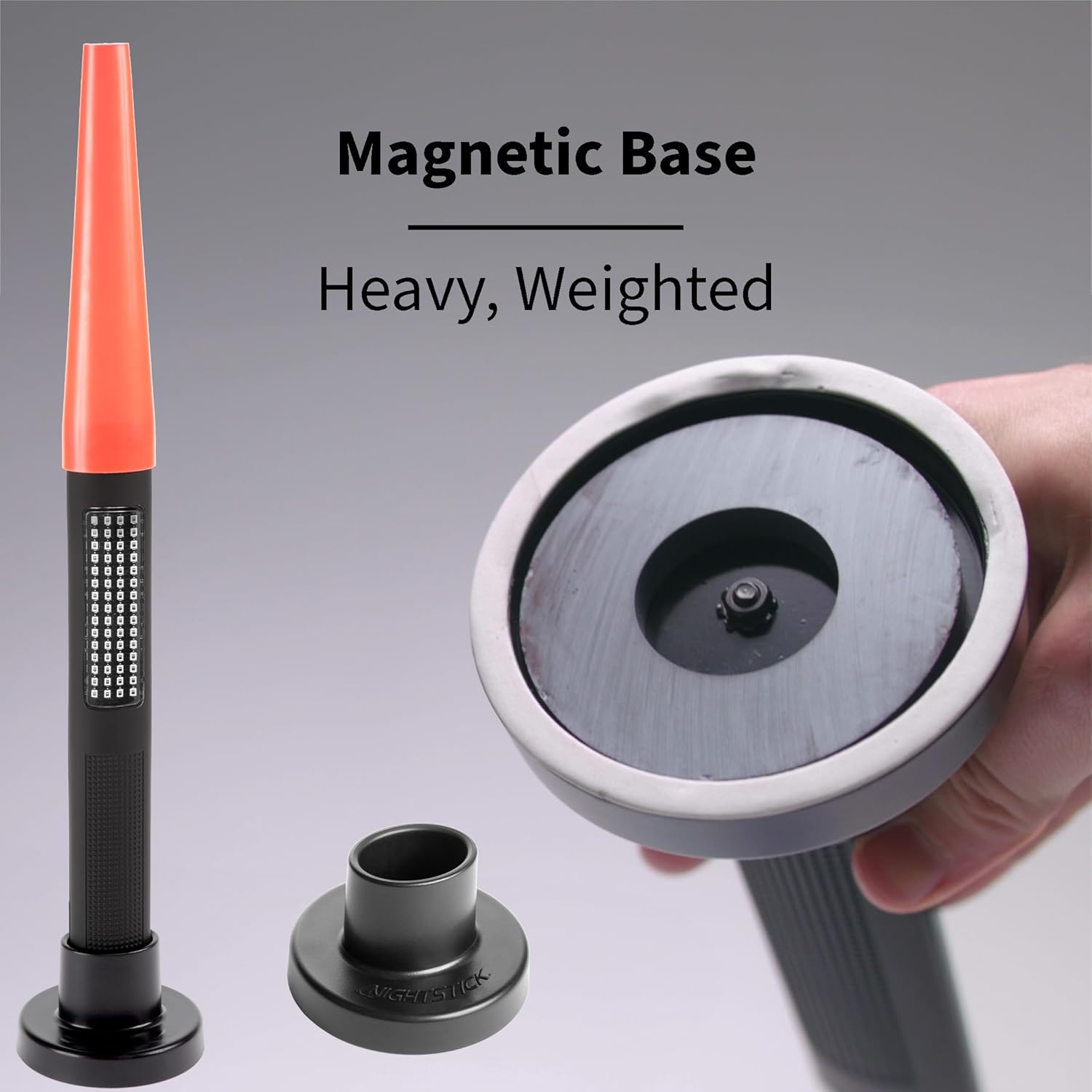 Nightstick NSP-1174-K01 LED Safety Light & Flashlight Combo Kit - White & Amber Floodlight