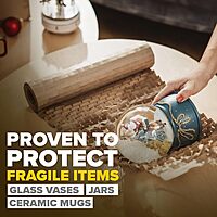 Scotch Cushion Lock Protective Wrap, 12 in. x 30 ft., Replaces Plastic Bubble, Cushions and Conforms to Secure and Protect