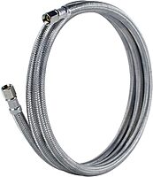 Certified Appliance Accessories Ice Maker Water Line, 7 Feet, PVC Core with Premium Braided Stainless Steel