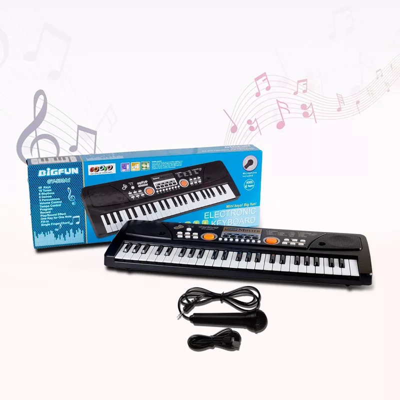 Gooyo GY-530A1 49-Key Musical Piano Keyboard with Microphone