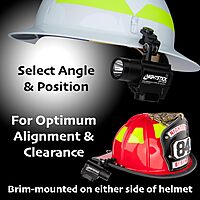 Nightstick NSP-4650B Helmet Mounted Multi-Function Led Dual-Light Flashlight, One Size, Black