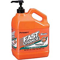 Fast Orange Smooth Lotion Hand Cleaners, Citrus, Bottle w/Pump, 1 gal
