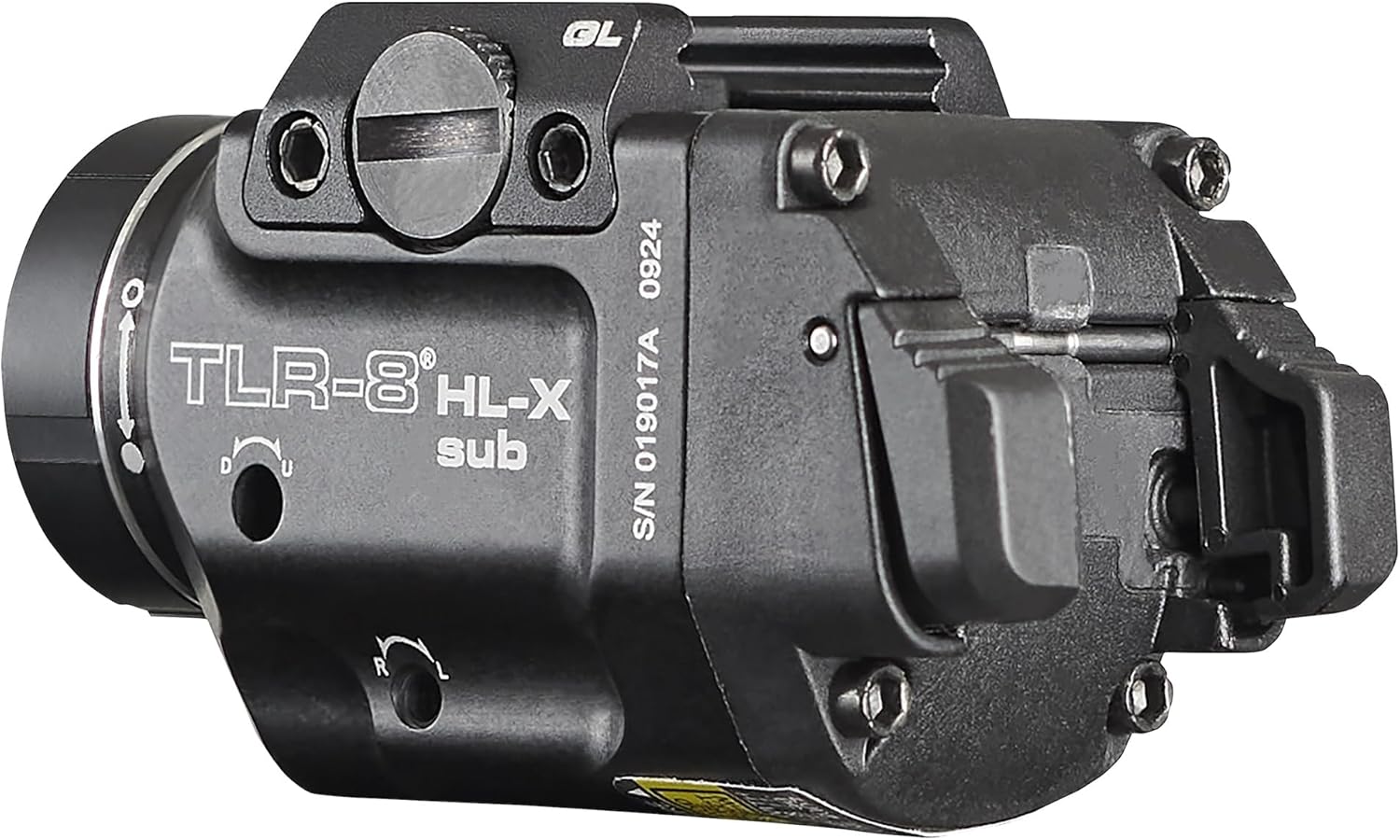 Streamlight 69466 TLR-8 HL-X sub USB 1000-Lumen Weapon Rail-Mounted Rechargeable Tactical Flashlight with Integrated Red