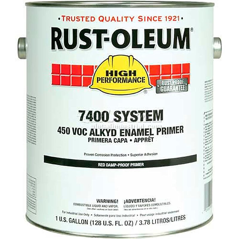 ROCPrime 769 Damp Proof Alkyd Primer, Flat Red, 1 gal Bucket/Pail, 2/Carton