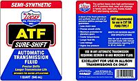 Lucas Oil Semi-Synthetic Sure-Shift Automatic Transmission Fluid