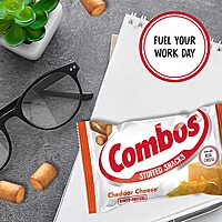 COMBOS Cheddar Cheese and Pretzels Snack Bags 1.8 Ounce, Pack of 18, Baked Pretzel and Cheese Snacks COMBOS Bulk Box Cheddar