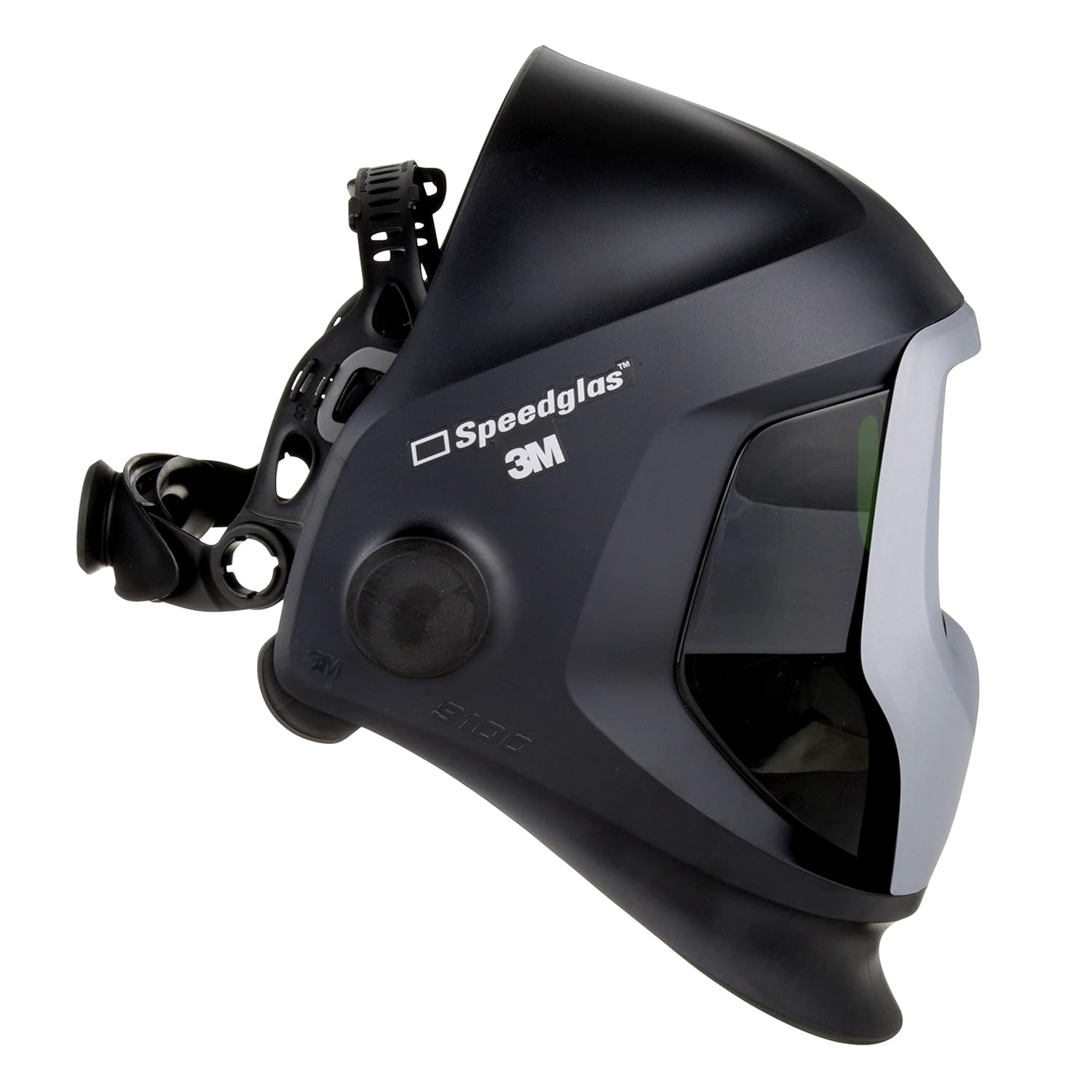 3M Speedglas 9100 Welding Helmet 06-0300-51SW, with SideWindows, Headband and Silver Front Panel, No ADF,