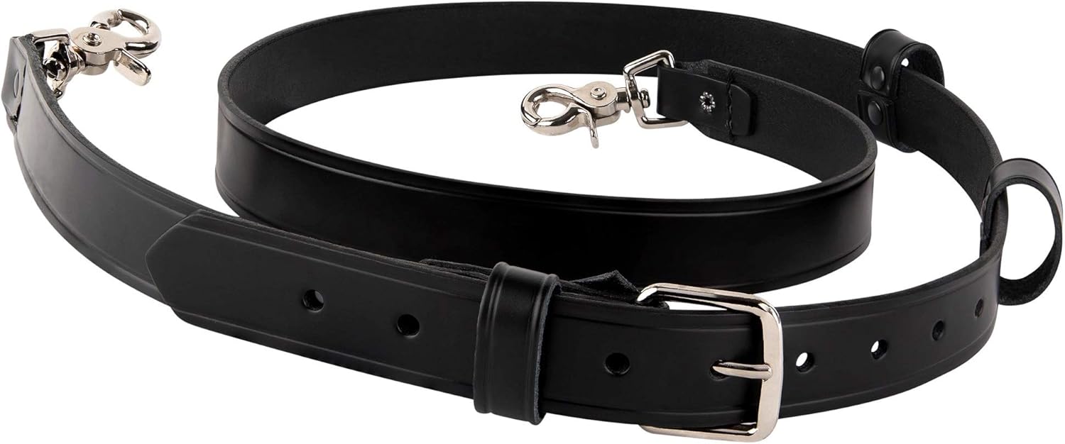 PERFECT FIT SHIELD WALLETS Perfect Fit Premium Firefighter Leather Radio Strap